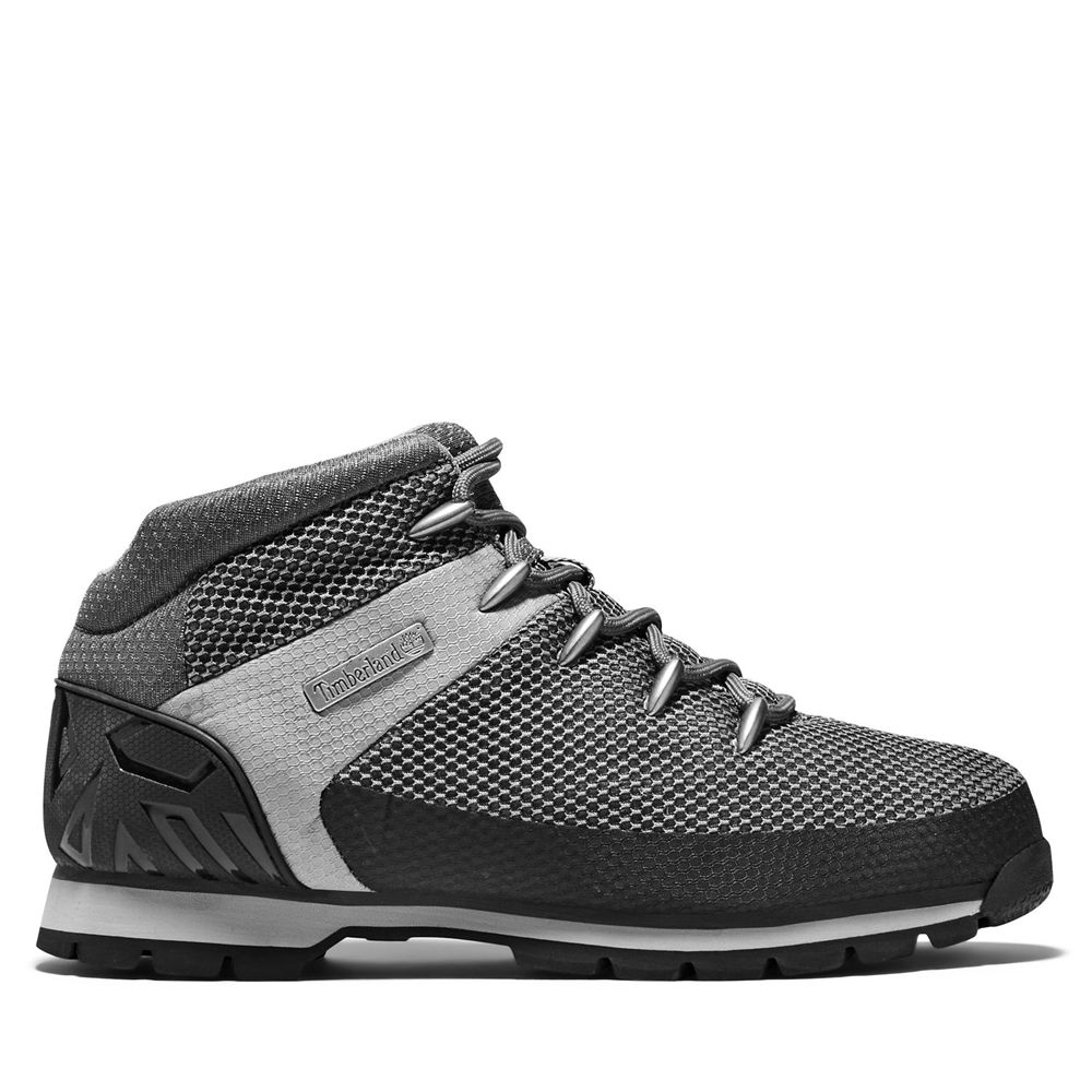 Timberland Mens Sneakers Euro Sprint Boots - Grey/Black - India RP7824165